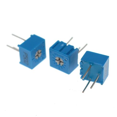 5K Ohm Carbon Film Trimmer Potentiometer 3362P-502 Single Turn Precision Adjustable Resistor Potentiometer Trimmer Top Adjustable Level Variable Resistor in Saudi Arabia