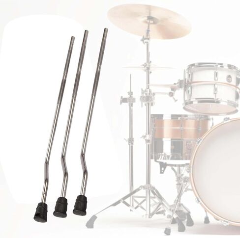 3 قطعة الطابق توم الساقين طبل الساق استبدال طبلة المناسب المهنية الطابق توم قدم طبل ملحق قوي الساق المعدنية لطبل in Kuwait