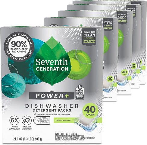 Seventh Generation Dish AUTO PAC PWR 18PC, Multi, Ultra Power Plus, 18 Count in Saudi Arabia