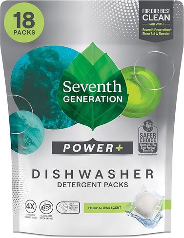 Seventh Generation Dish AUTO PAC PWR 18PC, Multi, Ultra Power Plus, 18 Count in Saudi Arabia