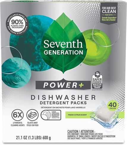 Seventh Generation Dish AUTO PAC PWR 18PC, Multi, Ultra Power Plus, 18 Count in Saudi Arabia