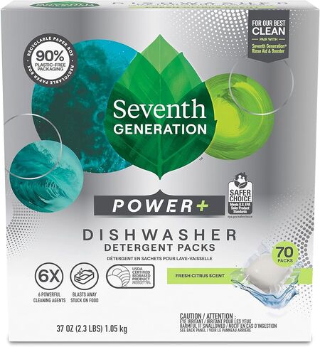 Seventh Generation Dish AUTO PAC PWR 18PC, Multi, Ultra Power Plus, 18 Count in Saudi Arabia