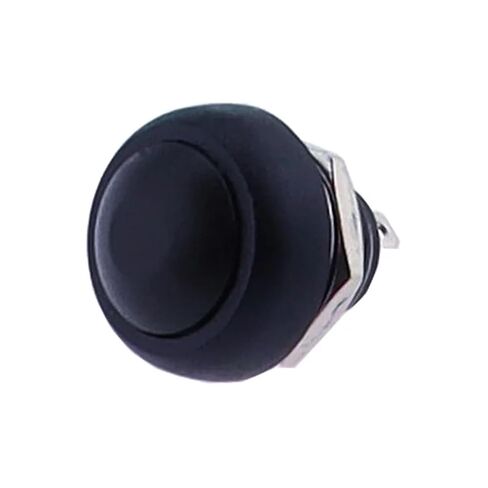 1 قطعة مفتاح زر الضغط، PBS-33b 2Pin 12mm 12V 1A مفتاح مؤقت مقاوم للماء غير قفل (أبيض) in Saudi Arabia