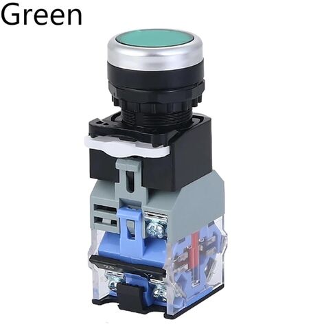 1 قطعة مفتاح زر الضغط، 22 مم LA38-11D/11DS مع ضوء تشغيل/إيقاف مؤقت/إغلاق 220 فولت 24 فولت مؤشرات LED (أسود، قفل، 220 فولت) in Kuwait