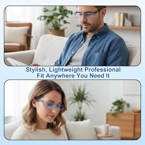 4 أزواج من النظارات الذكية الزرقاء، نظارات ذاتية الضبط، نظارات التركيز التلقائي ذاتية الضبط، حل قراءة بدون وصفة طبية، استخدام الكمبيوتر والشاشة الرقمية، الأنشطة الخارجية in Kuwait