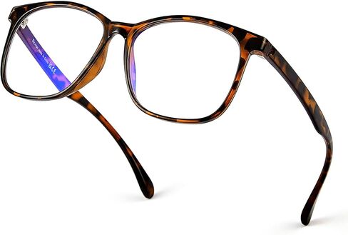 Blue Light Blocking Glasses for Women Men, Square Thick Frame Anti Eyestrain & UV Glare JF6218 in Saudi Arabia