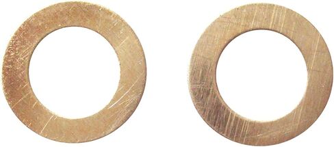 غسالة سكاكين نحاسية للجيب، غسالات مسطحة من التيفلون قابلة للطي، غسالات دبوس محورية لصانع السكاكين، عبوة من 20 قطعة (نحاس، أ) in Kuwait