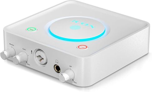 iCON Pro Audio USoloLive 24-Bit/192kHz USB Audio Interface for PC - Low Latency ASIO 2.0 Driver, XLR Input with 48V Phantom Power, ProDriver4 Software for Recording, Studio, Podcast, Gaming Black in Saudi Arabia