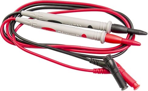 Sperry Instruments RTL-600 Heavy Duty Comfort Test Leads, 1 Positive / 1 Negative Lead, Universal / Replacement Fit, 2 Pk., Black, Grey & Red in Saudi Arabia