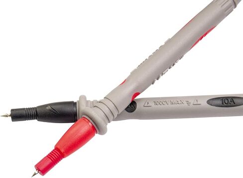 Sperry Instruments RTL-600 Heavy Duty Comfort Test Leads, 1 Positive / 1 Negative Lead, Universal / Replacement Fit, 2 Pk., Black, Grey & Red in Saudi Arabia