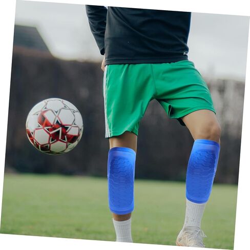 Yardwe Football Shin Guards Boys and Girls Soccer Leg Protectors Sleeves Thigh Pads for Youth Sports in Saudi Arabia