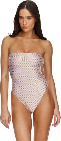Gottex Flirtt Bandeau One Piece - Removable Soft Cups, Adjustable Straps, Adjustable Back Tie, Front & Back Lining in Saudi Arabia