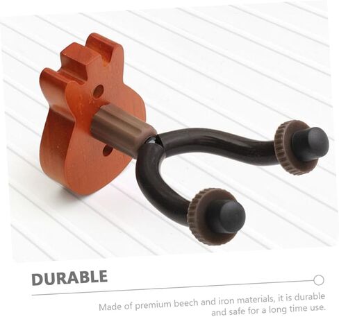 Guitar Holder Wall Mount Rack Stylish Ukulele and Violin Hanger for Space Saving Storage Premium Sturdy Design for Acoustic and Electric Instruments in Saudi Arabia