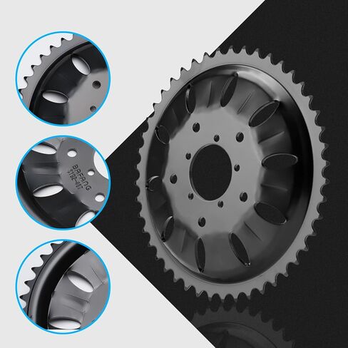 BAFANG BBSHD Chainring 46T for BAFANG BBSHD 48V/52V 1000W Mid Motor Kit Bicycle Chainring Electric Bike Spare Parts in Saudi Arabia