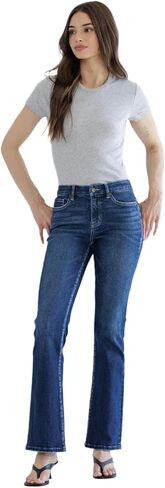 SALT TREE Mica Denim - بنطال جينز متوسط ​​الارتفاع - MDP-B511 in Saudi Arabia