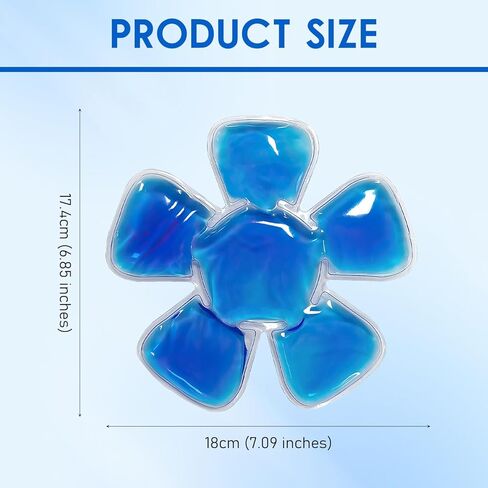 Head Ice Pack, Ice Pack for Hard Hat,Helmet Ice Packs Used for Outdoor Sport, Hard Hats & Sun Hats Relieve Summer Heat and Keep Cool(2 Pcs (Blue) in Saudi Arabia