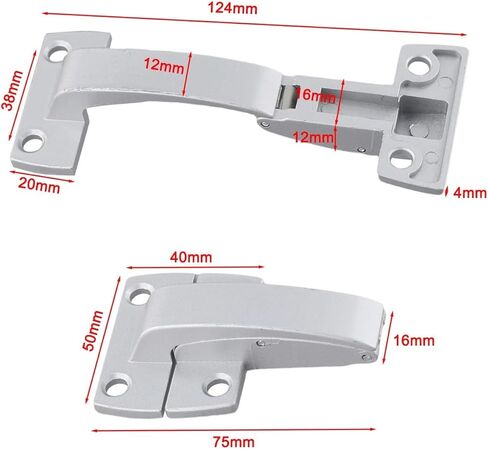 Flip Up Cabinet Door Folding Hinges Cupboard Lift Top Furniture Hardware Accessori 2Pcs in Saudi Arabia