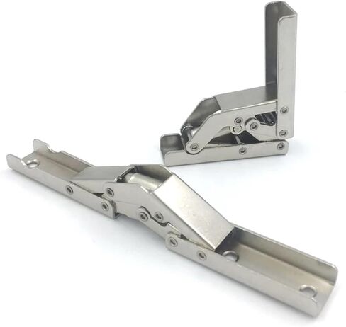 Fold Hinge 90 Turn to 180Degrees Wood Table Supports Hidden Type Open Flat 180Degree Accessories 2Pcs in Saudi Arabia