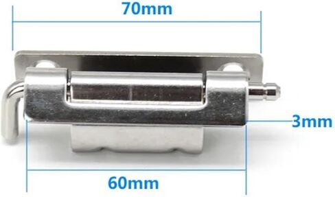Stainless Steel Hinge Electrical Cabinet Door Chassis CL275-1 * 3mm 1Pcs in Saudi Arabia