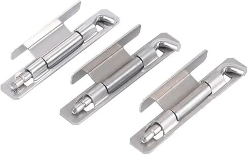 Stainless Steel Removable Pin Concealed Hinge 10Pcs(Black) in Saudi Arabia