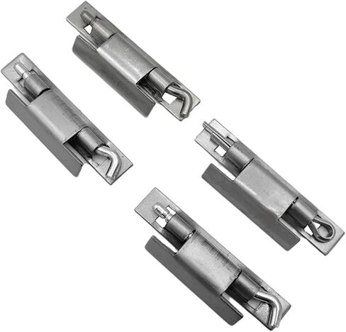 Stainless Steel Removable Pin Concealed Hinge 10Pcs(Black) in Saudi Arabia