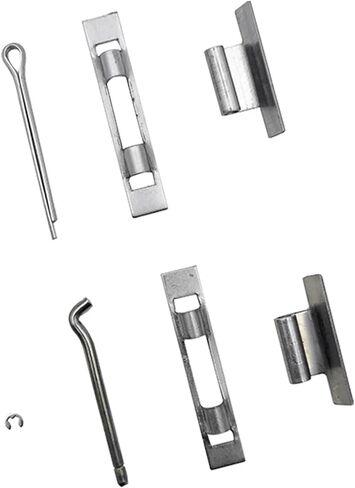Stainless Steel Removable Pin Concealed Hinge 10Pcs(Black) in Saudi Arabia