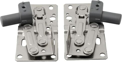 Soft Close Tip Out Tray Hinge Cold Rolled Steel 45 Degrees Cabinet Drawer Hinges 2Pcs in Saudi Arabia