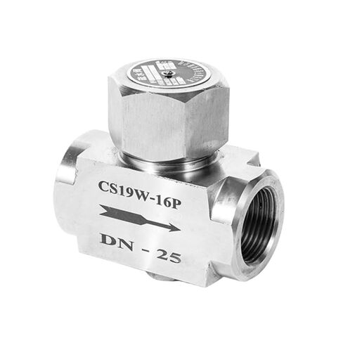 1/2 "3/4" 1 "1-1/4" 1.5 "2" BSPT أنثى البخار فخ SS304 الفولاذ المقاوم للصدأ سميكة مقاومة درجات الحرارة العالية البخار (2 ") in Kuwait