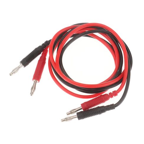 DIANN 2pcs Multimeter Test Lead Extension Male to Male Connector 4mm Banana Plug to Jack Heavy Duty 14AWG Silicone Wires Meter Leads Probes in Saudi Arabia