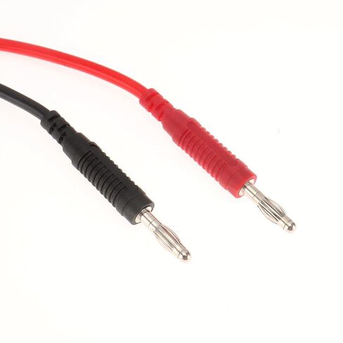 DIANN 2pcs Multimeter Test Lead Extension Male to Male Connector 4mm Banana Plug to Jack Heavy Duty 14AWG Silicone Wires Meter Leads Probes in Saudi Arabia