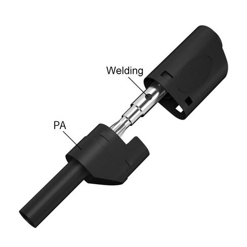 10 قطع من سدادات الموز القابلة للتكديس، موصلات اختبار متعددة معزولة بالكامل للسلامة، 4 مم من سدادات الموز، موصلات قابلة للتكديس مع محولات جاك الموز in Kuwait