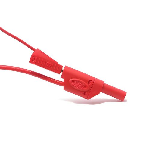 10 قطع من سدادات الموز القابلة للتكديس، موصلات اختبار متعددة معزولة بالكامل للسلامة، 4 مم من سدادات الموز، موصلات قابلة للتكديس مع محولات جاك الموز in Kuwait