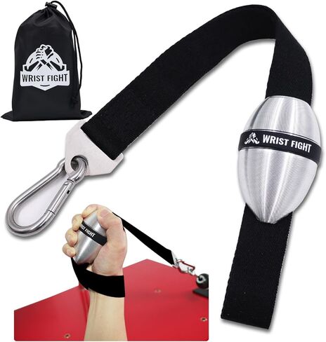 Aluminum Alloy Elliptical Wrist Ball Trainer – Durable Forearm & Grip Strength Exerciser with Non-Slip Design, Pronation & Supination Training, Includes Storage Bag in Kuwait