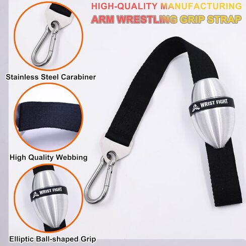 Aluminum Alloy Elliptical Wrist Ball Trainer – Durable Forearm & Grip Strength Exerciser with Non-Slip Design, Pronation & Supination Training, Includes Storage Bag in Kuwait