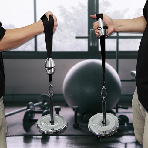 Aluminum Alloy Elliptical Wrist Ball Trainer – Durable Forearm & Grip Strength Exerciser with Non-Slip Design, Pronation & Supination Training, Includes Storage Bag in Kuwait