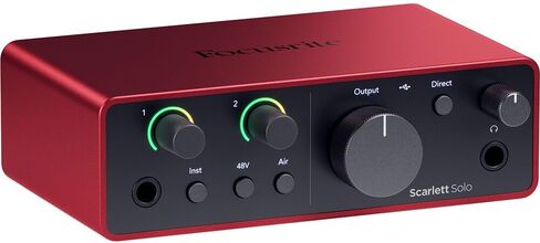 ميكروفون مكثف من سلسلة Rode NT1 Signature (أبيض) مع واجهة صوت USB من الجيل الرابع من Scarlett Solo، ذراع ذراع ميكروفون البث PSA1+ باللون الأبيض وسماعات رأس Cans50 للمراقبة in Kuwait