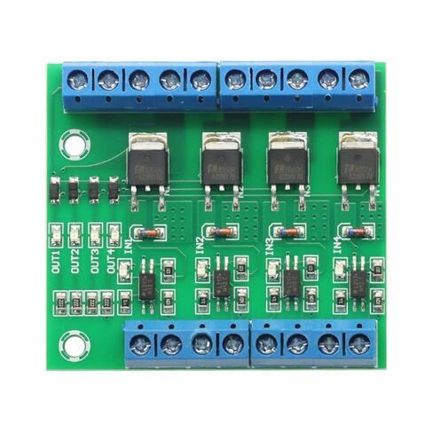 2 Pcs MOS FET F5305S 4 Channels Pulse Trigger Switch Controller PWM Input Steady for Motor LED 4 Way in Saudi Arabia