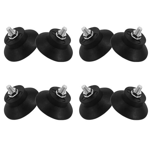 8pcs M6 Threaded Rubber Anti Vibration Feet Pads for Air Compressors Generators Pressure Washers – Shock Absorbing Isolation Mounts Industrial Compressor Accessories in Saudi Arabia