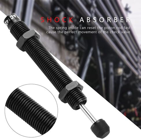 Pilipane m 14 x 20mm السكتة الدماغية اسطوانة هوائية ممتصة ملولبة، مخمد ضغط الزيت، مخمد اهتزاز البناء الفولاذي AC1420 2 لأسطوانة الأشعة تحت الحمراء الهوائية in Saudi Arabia
