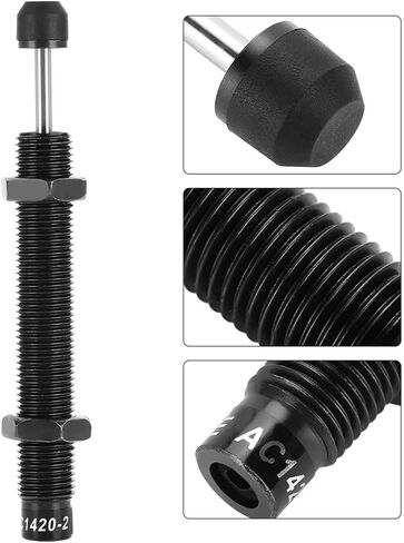 Pilipane m 14 x 20mm السكتة الدماغية اسطوانة هوائية ممتصة ملولبة، مخمد ضغط الزيت، مخمد اهتزاز البناء الفولاذي AC1420 2 لأسطوانة الأشعة تحت الحمراء الهوائية in Saudi Arabia