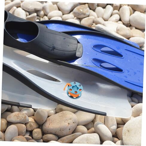 Generic Dark Compact Diving Finger Reel Mini Scuba Spool Line Tool for Underwater Position Marking and Low-light Use Portable Diving Accessory in Saudi Arabia
