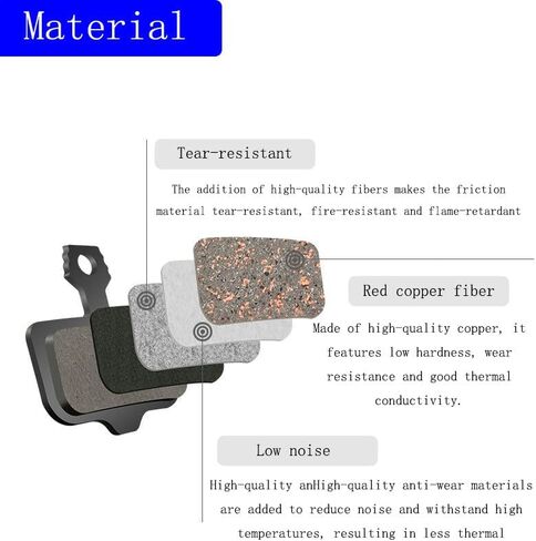 2 Pairs Super 73 Brake Pads S1/S2/R/Z1/ZX/S Adventure Series,Rear Front Disc Brak ebike Brake Pads Super 73 Accessories in Kuwait