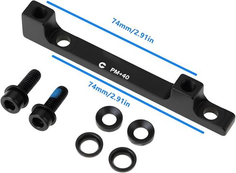Disc Brake Adapter Post Mount Front Fork for 203mm Rotor Compatible with Shimano SM-MA-F203P/P in Saudi Arabia