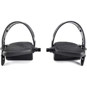 Pedal Pair Set 1/2" Spindle Exercise Bike, Replacement Component, Easy Install, Long-Lasting Performance, Home Gym Maintenance in Kuwait
