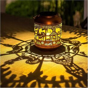 هدايا عيد الأم للأم الحصان الفوانيس الشمسية في الهواء الطلق للماء شنقا أضواء الشمسية هدايا الحصان للنساء الرجال المعادن أدى ضوء الزخرفية للفناء، الفناء، الحديقة، سطح الطاولة، المسار، المناظر الطبيعية، ديكور الحديقة in Kuwait