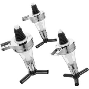 OUNONA Wall Mounted Water Dispenser Pump for Liquor 3-Piece Set Adjustable Shot Pourer Beverage Rack Ration Control for Home Bar and Parties in Kuwait