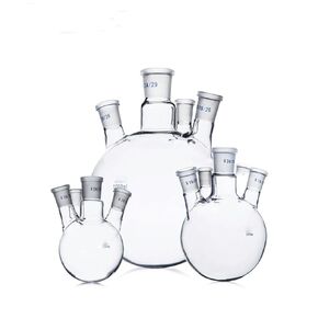 19/26 24/29 29/32 Standard 100/250/500/1000/2000ml 4-Neck Glass Reaction Flask Labrotary Glassware Experiment(100ml 24-19-19-19) in Saudi Arabia