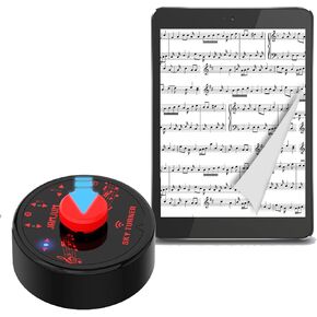 Wireless Page Turner Pedal, Bluetooth Page Turner, Portable Smart Bluetooth Music Foot Pedal, Hand Free Sheet Music Reading Page Turns for iPad Tablet Android IOS Phones Music Scores E-books PPT (Red) in Kuwait