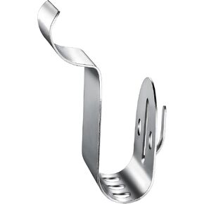 Vinyl Siding Hooks, 10-Pack Stainless Steel No Hole Vinyl Siding Clips, Holds up to 20lbs, Heavy Duty Siding Hooks for Hanging Outdoor, Double Clips for Wreaths, String Lights, Signs, Easter Decor in Kuwait