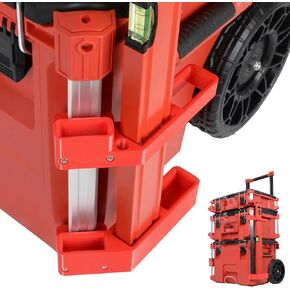 حامل مسطرة ومستوى مزدوج من SWER متوافق مع Milwaukee PACKOUT، حامل أدوات لملحقات PACKOUT in Kuwait